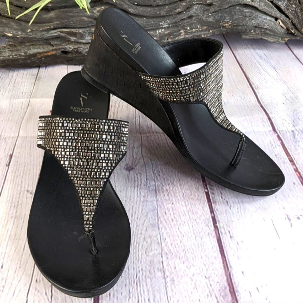 Simply Vera Vera Wang Grebe Wedge Sandals